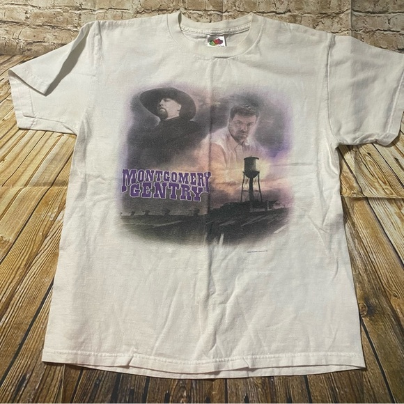 Vtg Montgomery Gentry Came To My Town Country Concert T Shirt - Picture 1 of 4